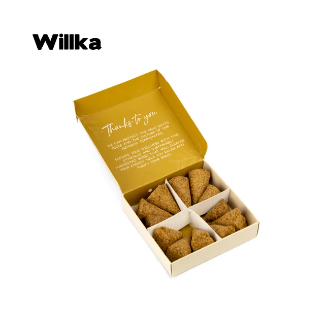 DARMONY PALO SANTO CONES / BURSERA GRAVEOLENS / PALO SANTO / HOLY WOOD / 100% ORGANIC / RELAX / YOGA / HAPPINESS /