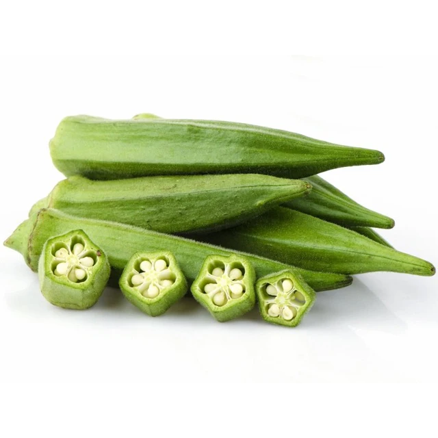 Fresh and Natural Okra (Okro) vegetable / Newly crop and carefully packaged