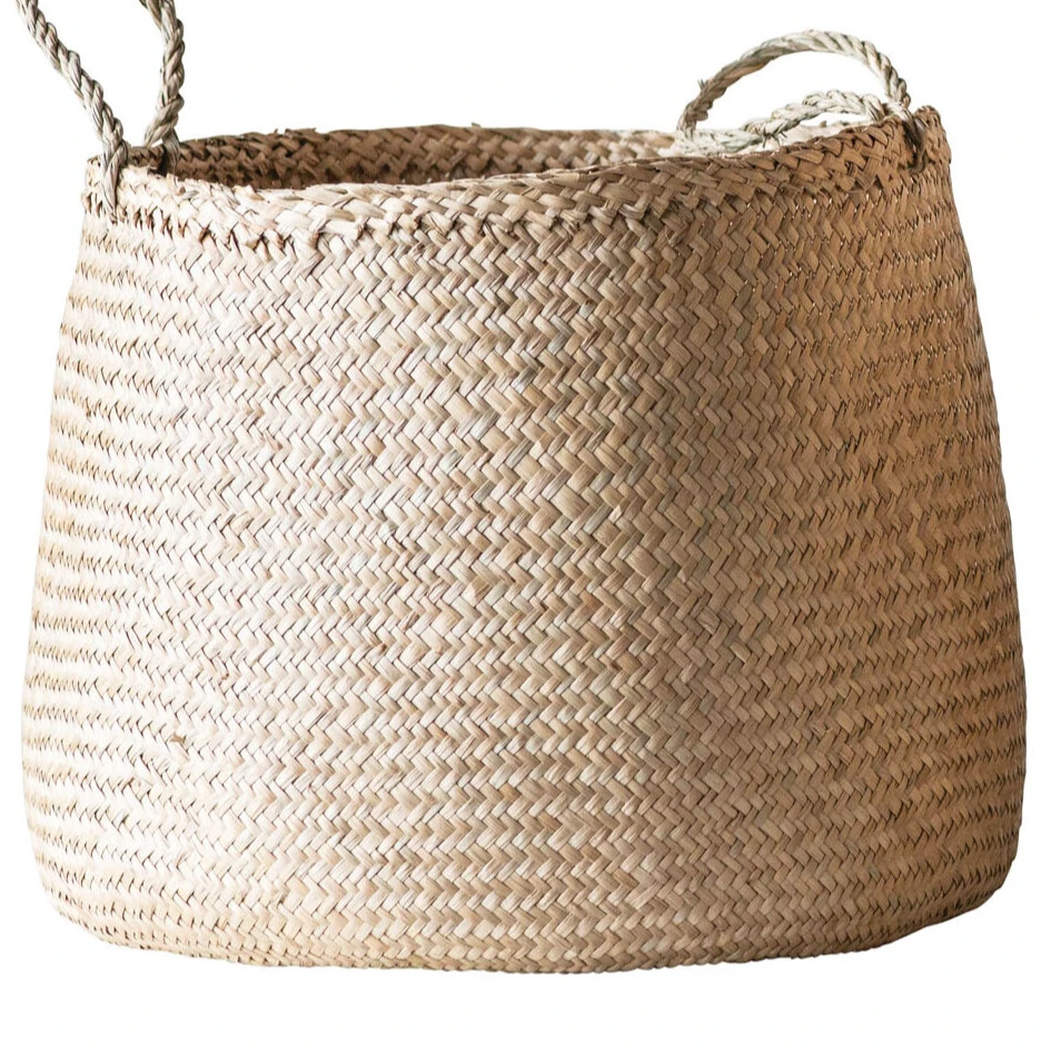 100% Экологичная корзина для морской травы/ваза травы/корзина живота из травы с новым дизайном и самой дешевой ценой от ECO2GO Вьетнам