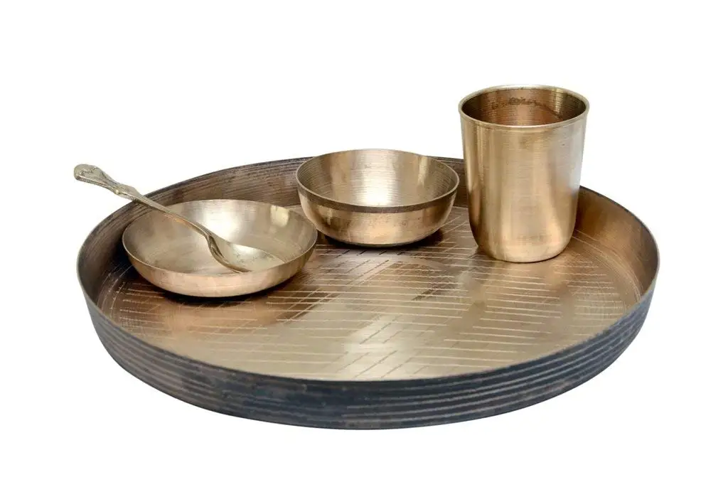 king international Bronze Dinner Set In Utensils At Discount Price Best Quality Dinner Thali Set Supplier & Exporter From