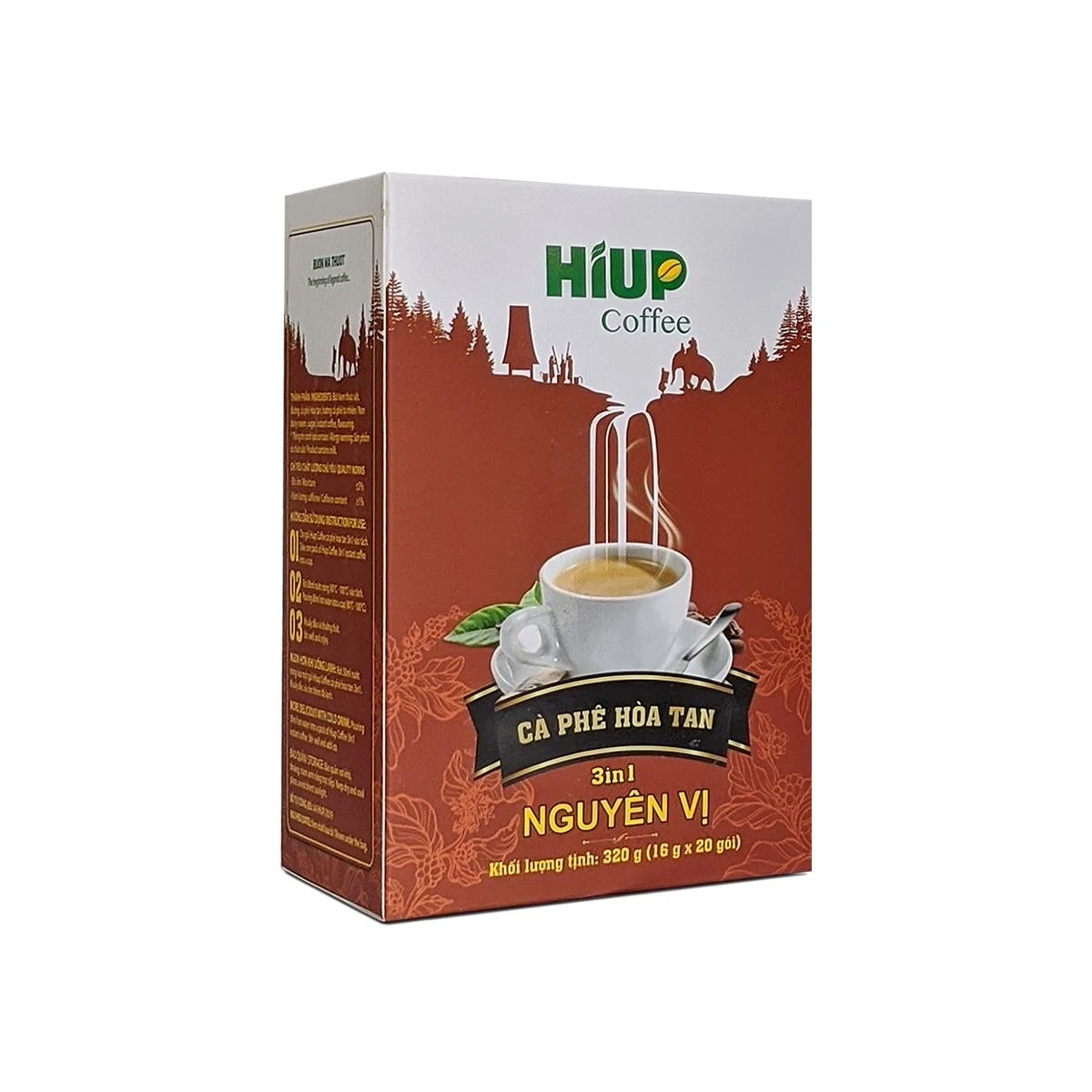 Hiup Coffee 3in1 Instant Coffee Mix  From VietNam Fresh Coffee Approved HALAL,KOSHER,HACCP,ISO...
