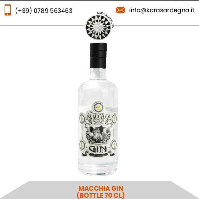 
Macchia Gin Bottle 70 CL Liquor and Spirits Alcohol 