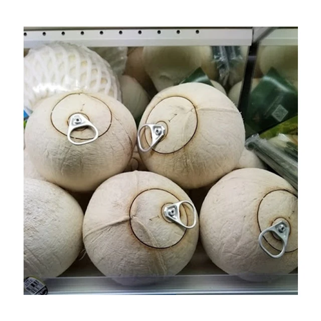 Крышка легко открывающиеся свежие кокосы цена/кольцо потянуть кококо/легко пить Премиум зеленые кокосы из Вьетнама (Kaylin + 84817092069)