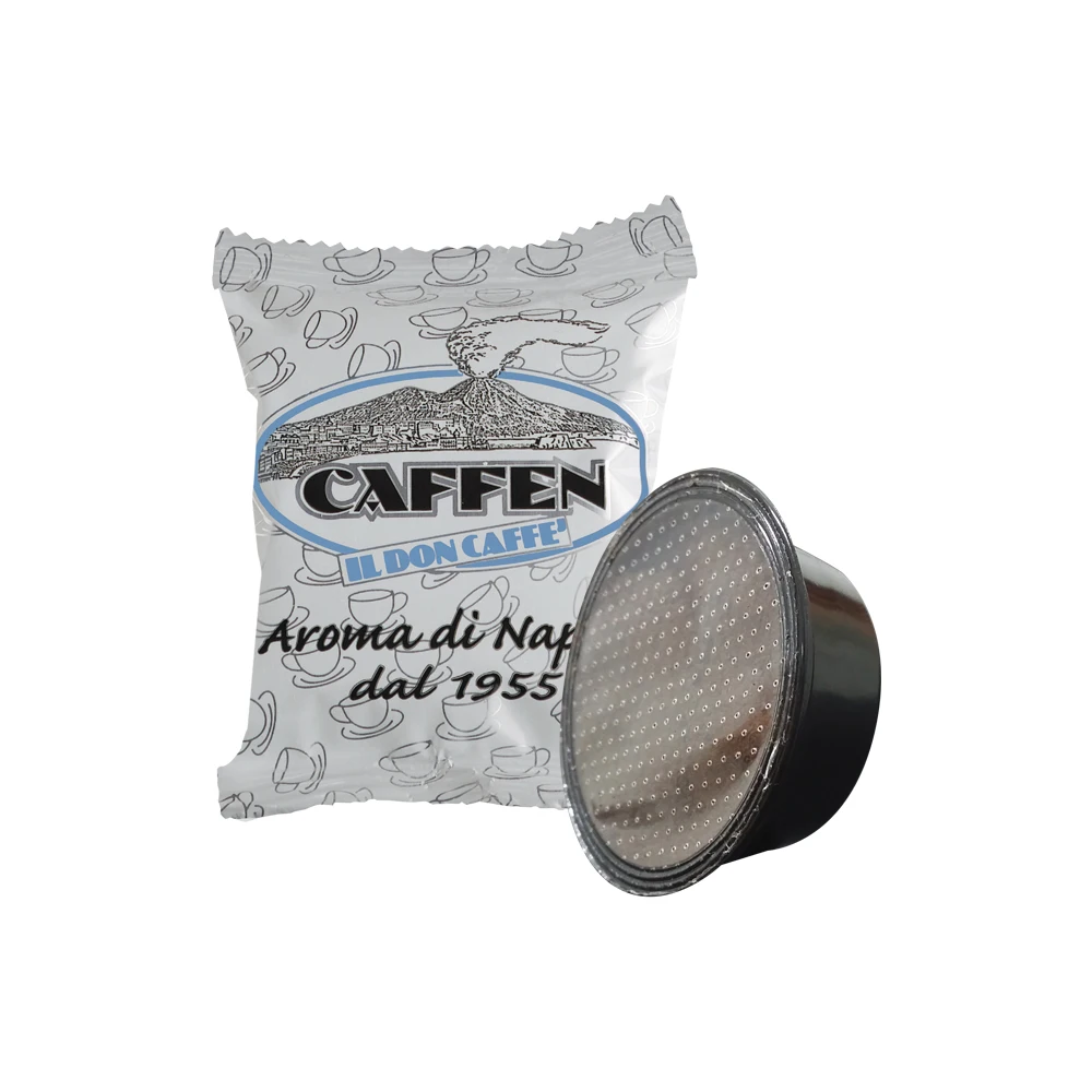 CAFFEN | 100 coffee capsules compatible A MODO MIO blend DECAFFEINATED with a strong taste without caffeine