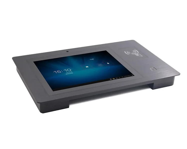 10 12 inch Android panel PC touch screen computer with RFID 125KHz 13.56MHz fingerprint
