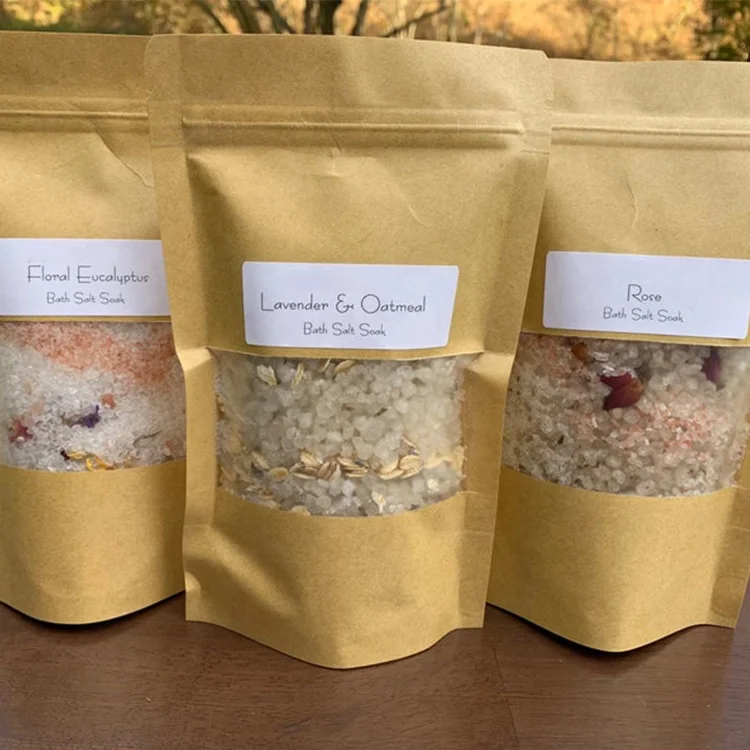 Соли для ванны на заказ розовая веганская Лаванда замачивание ароматерапия соль с сушеными цветами