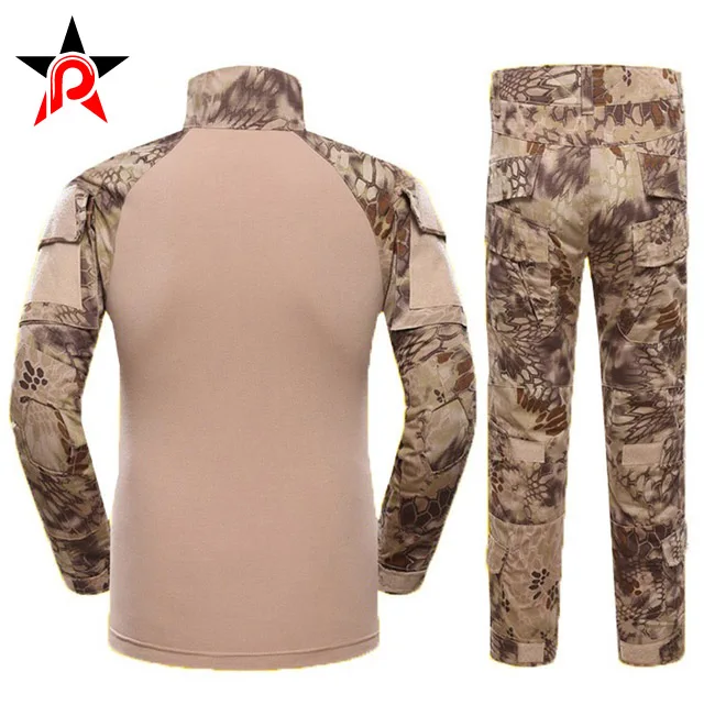 Тренировочный наряд с длинными рукавами Боевая Военная форма тактическая