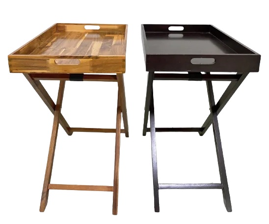 Высокое качество деревянный поднос для телевизора из акации современный роскошный Съемный боковой настольный домашний декор мебели гостиной