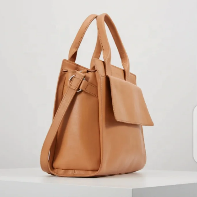 2019 style wholesale  guanine cow hide leather shoulder bag ladies leather hand bag