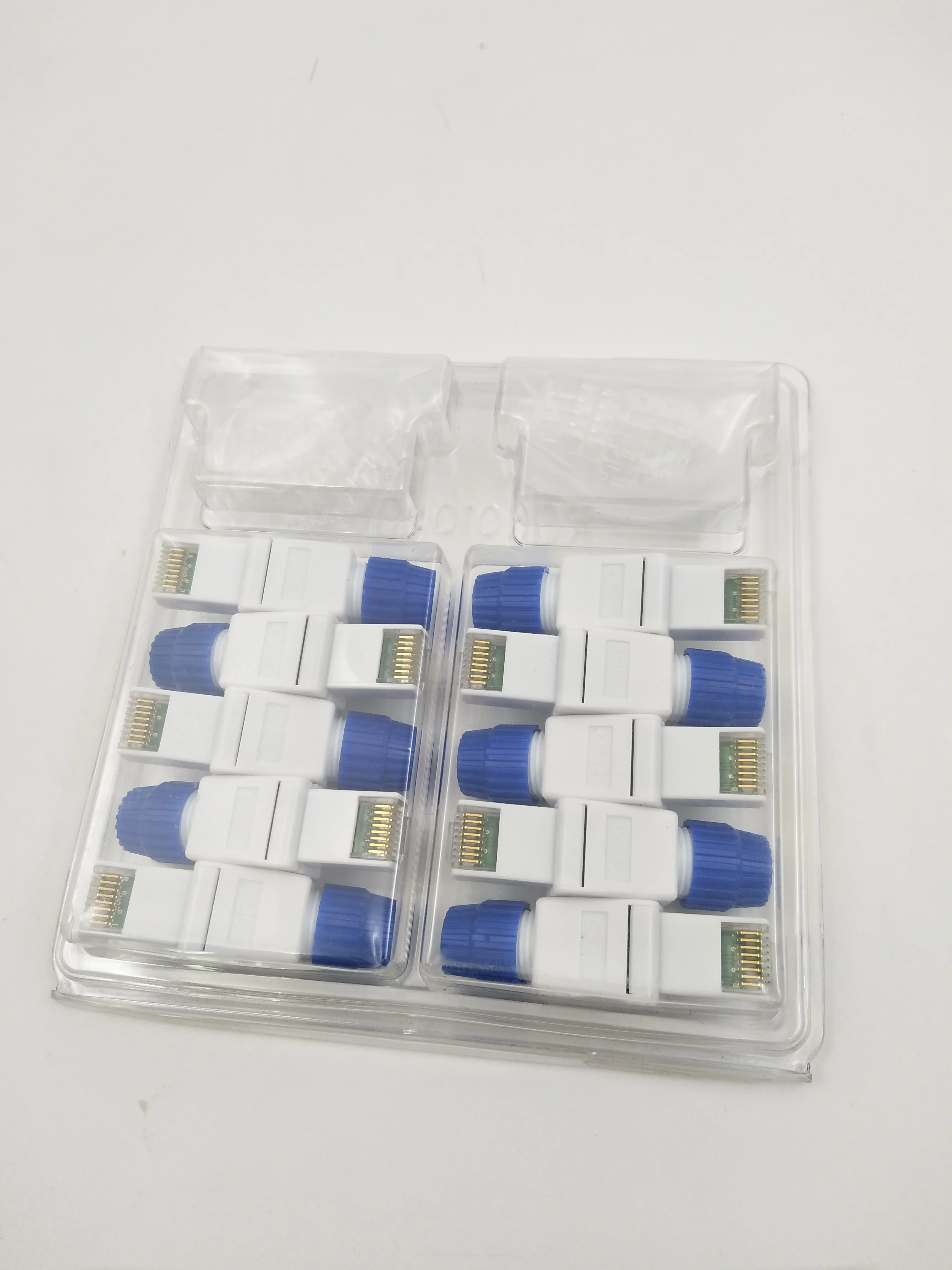 Industrial CAT.6A Field-Terminated Toolless Modular Plug Unshielded UTP Cat6a RJ45 Connector