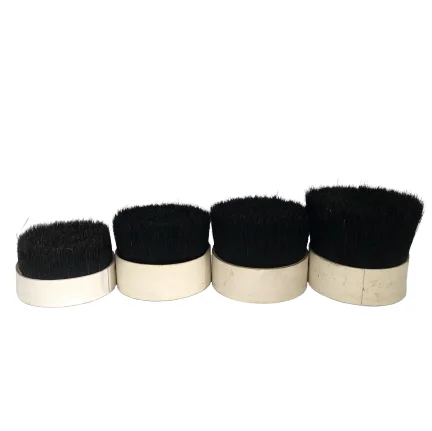 Black Color Chunking Hog Bristle double boiled Pure Bristle Black pig hair for brush making