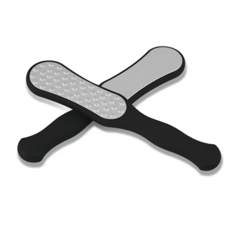 Double-Sided Wooden Plastic Metal Steel Handle Nail File Dead Skin Tools