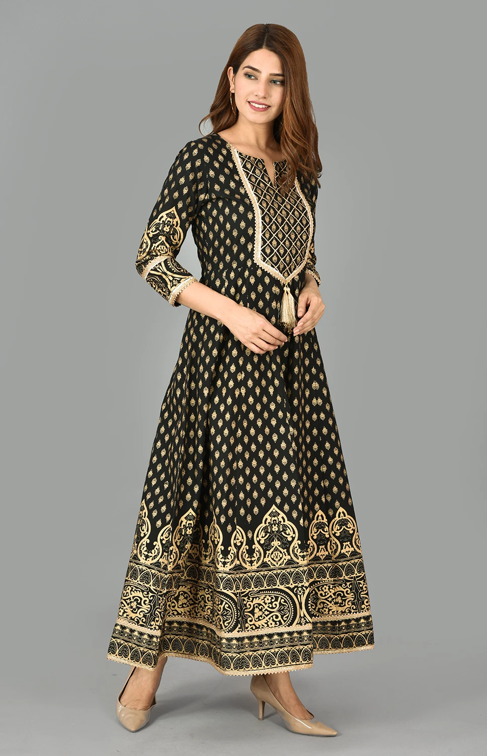 Beautiful Anarkali Dress For Women Rayon kurtis Indian Anarkali Office Wear Dress