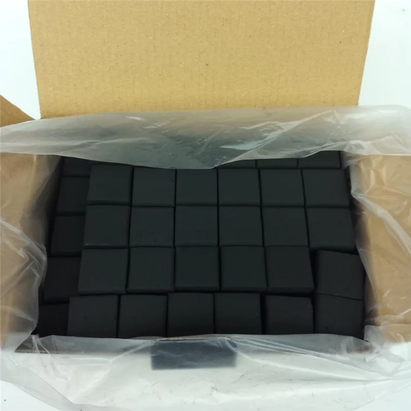 
coconut shell charcoal for shisha hookah 96pcs charcoal size mini cube 22*22*22mm 1000gram one box 