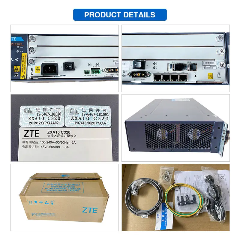 Новинка 100% карта ZTE C320 GPON OLT GTGH GTGO 8 16 32 порта с модулями C +/C ++ для