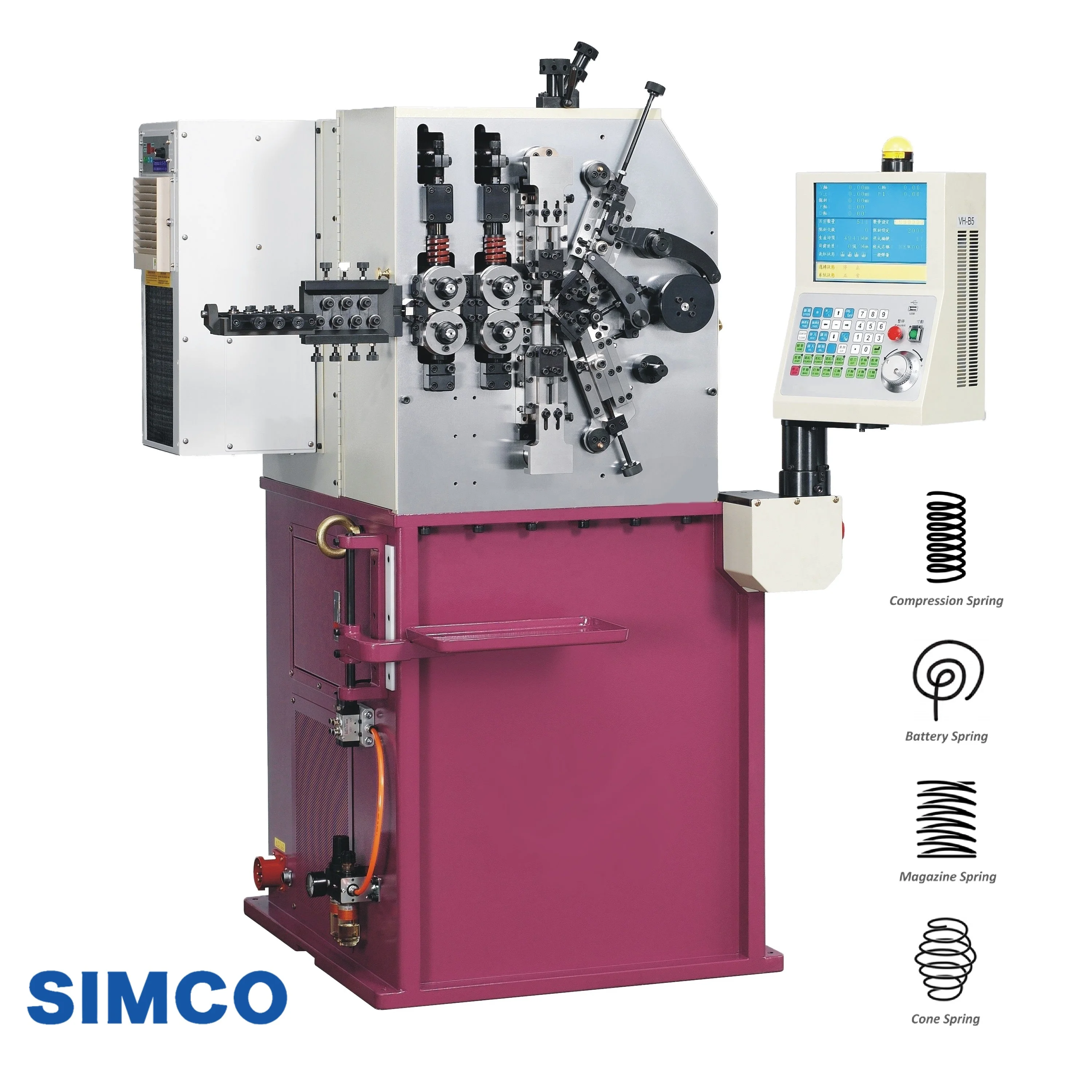 Taiwan 5 Axis 1.8 mm cnc spring making machine