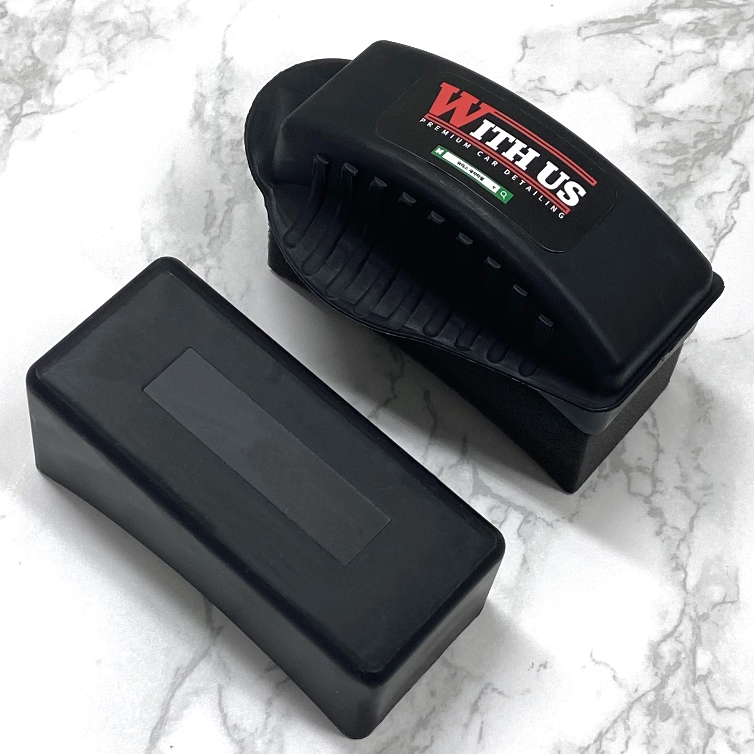 KOREAN PREMIUM TIRE DRESSING APPLICATOR PAD Car Wax Sponge Car-care Shine Vehicle Cleaning