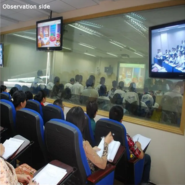 6mm Thick Bronze Tinted Mirror Glass Price , Large Two Way Acrylic See-through Mirror