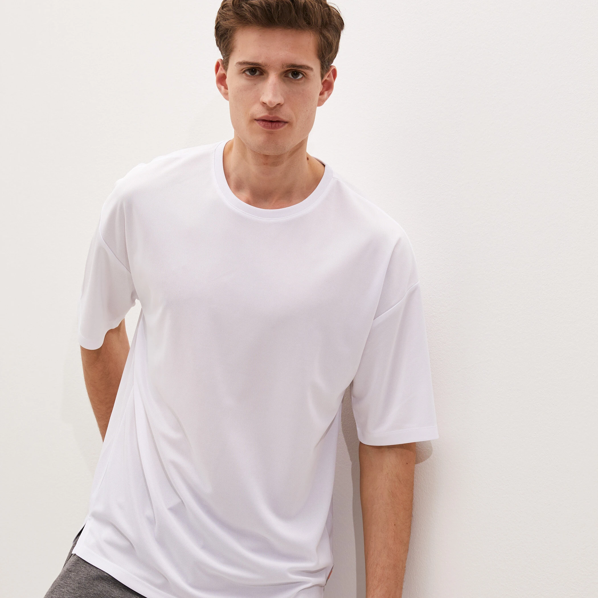 
Wholesale High Quality Best Price Men Knitted Short Sleeve T-Shirt 