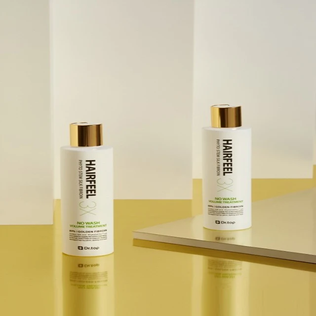 
Dr.TOP HAIRFEEL 3X Phyto Stem Silk Fibroin 190ml Hair Treatment Made in Korea 89% of Golden Fibroin OTILTD 