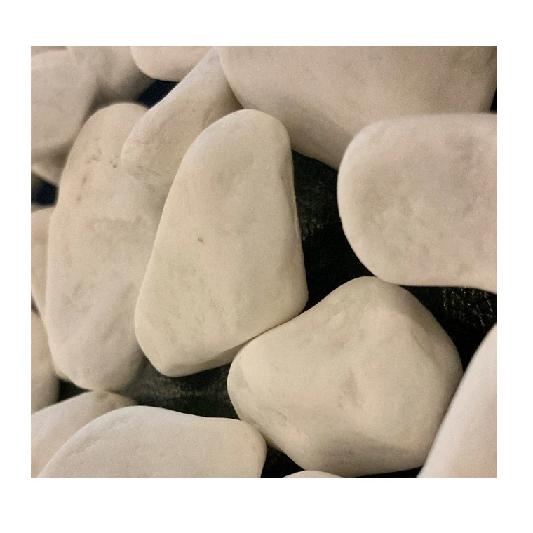 Pebble  Pebbles Cheap Natural Round White Pebble Stone For Garden