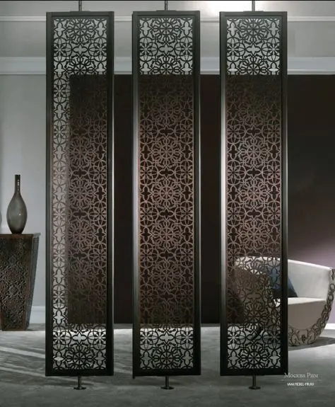 Steel And Aluminum Partition Screen Walls For Dividing And Decorating Home Space