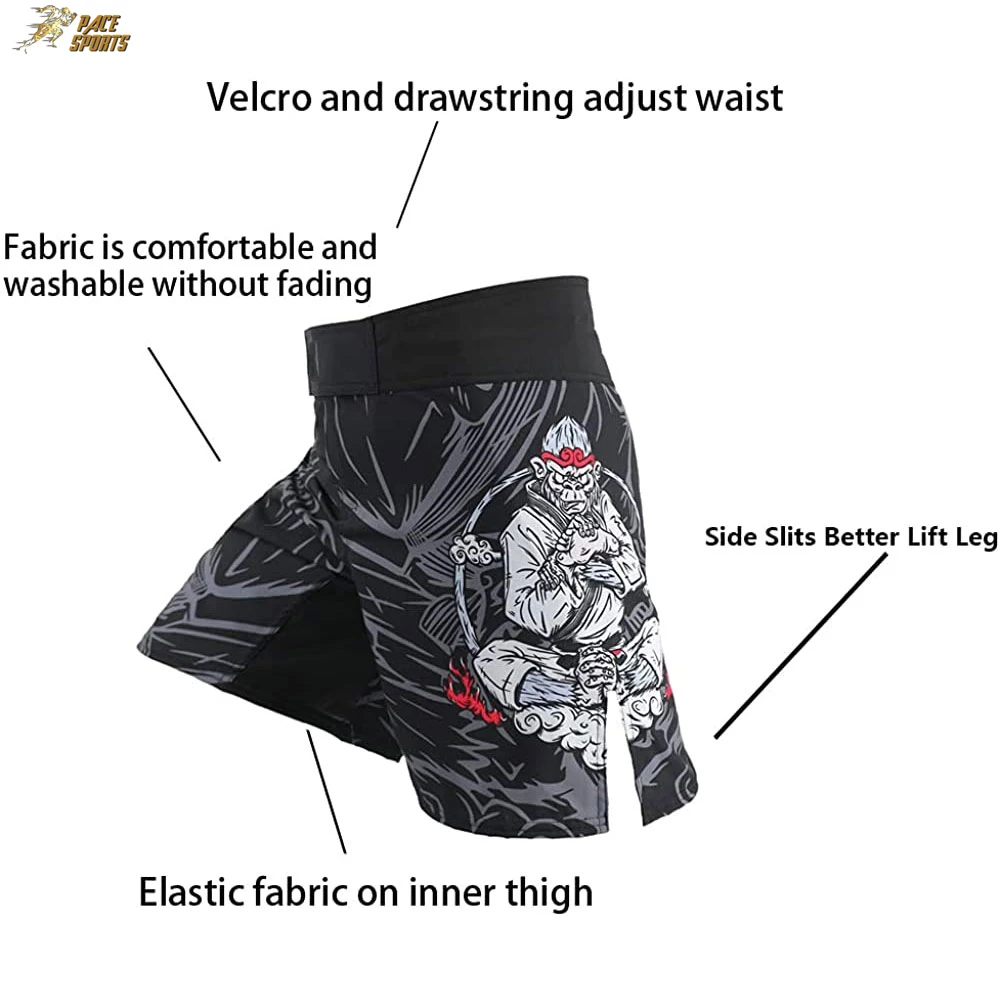 2021 Customized Short Professional Sublimated MMA Shorts Adult Competition Training MMA Fighting Short