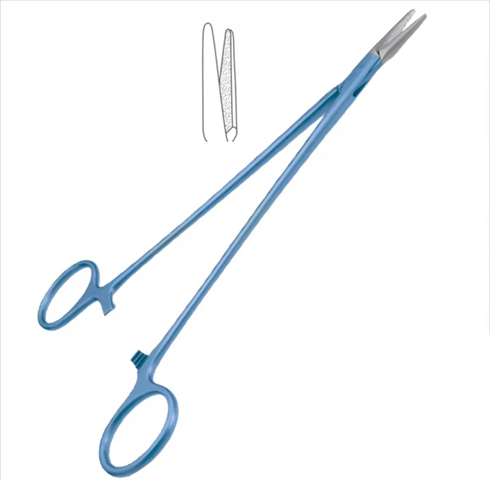 Needle Holders Forceps (Ring Handle) Micro Jaws TC-Coated Jaws Surgical Instruments