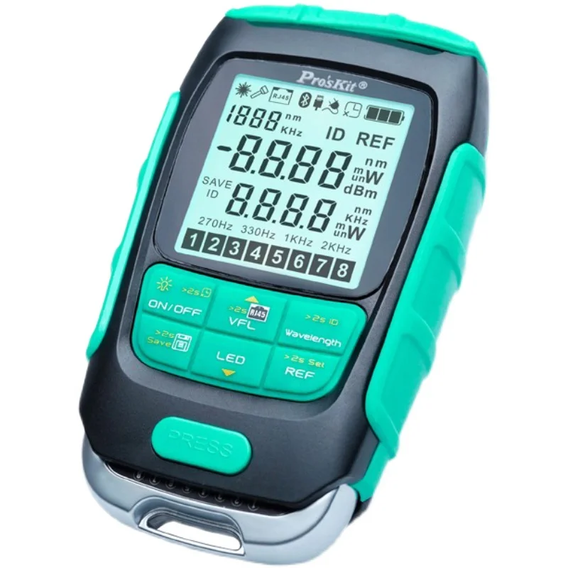 Taiwan Proskit original MT-7615 MT-7616 power meter with light source 15MW 30MW fiber optic meter optical power meter