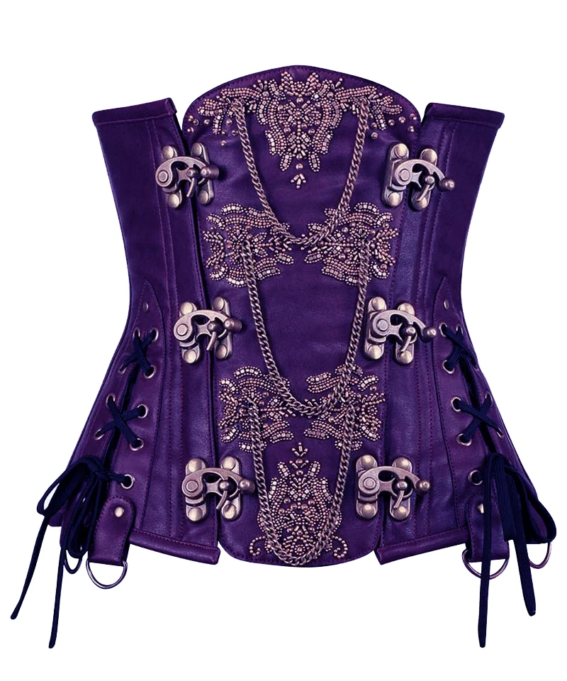 Glamorstar Corset Belt for Women Wide Elastic Tied Waspie Belts Laceup Leather Waist Belts for Women Dresses