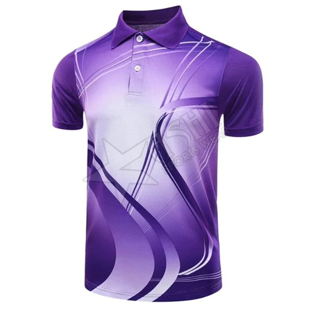 OEM service polyester breathable printing sublimation custom tennis wear
