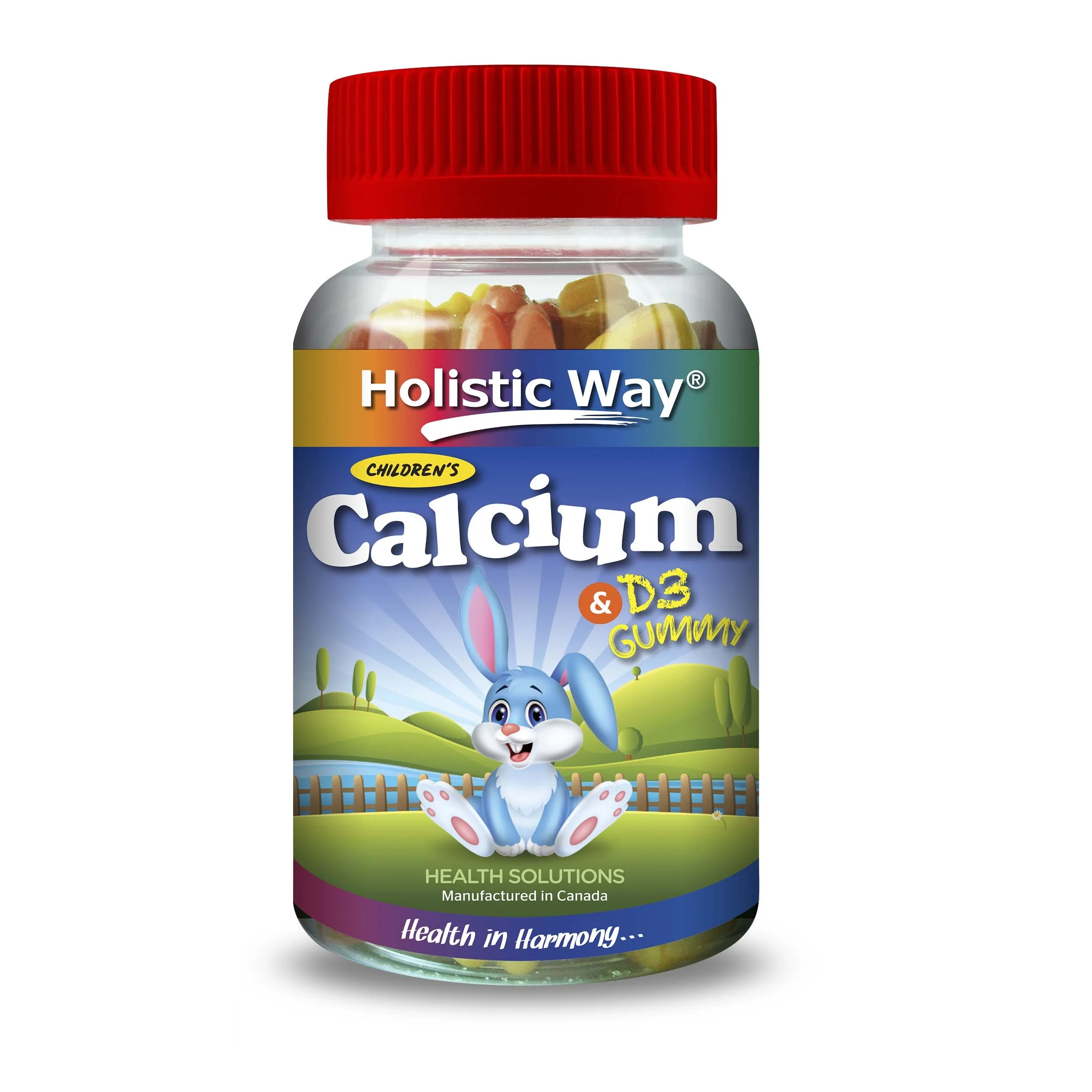 
Calcium And D3 Children Gummy (90 Gummies) Improved Bone Density Holistic Way From Canada 