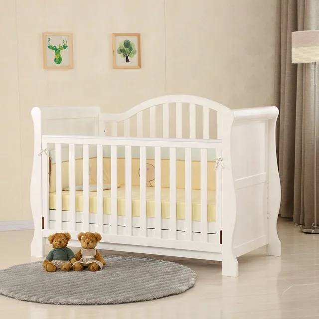 Wood cot bed kids crib