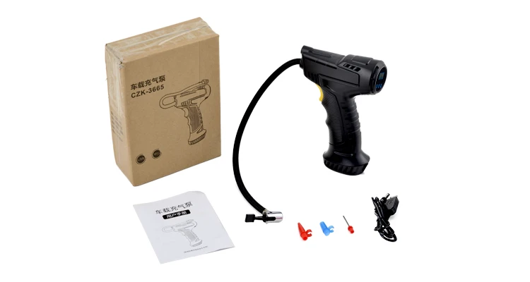 New Products Intelligent Portable Hand Held Tire Pump Digital Car Tire Inflator