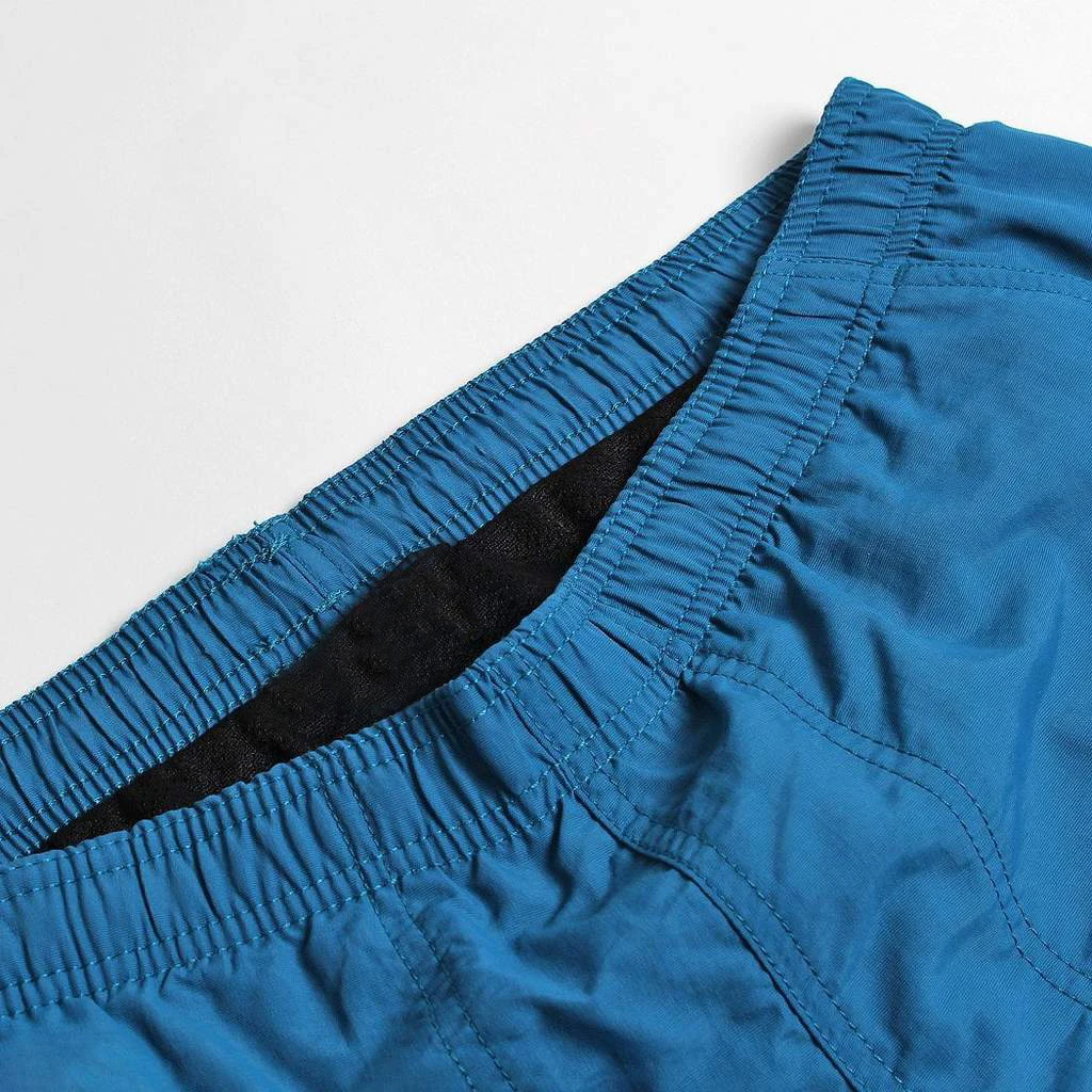 Оптовая продажа кожаные однотонные шорты для йоги и спортзала с карманами