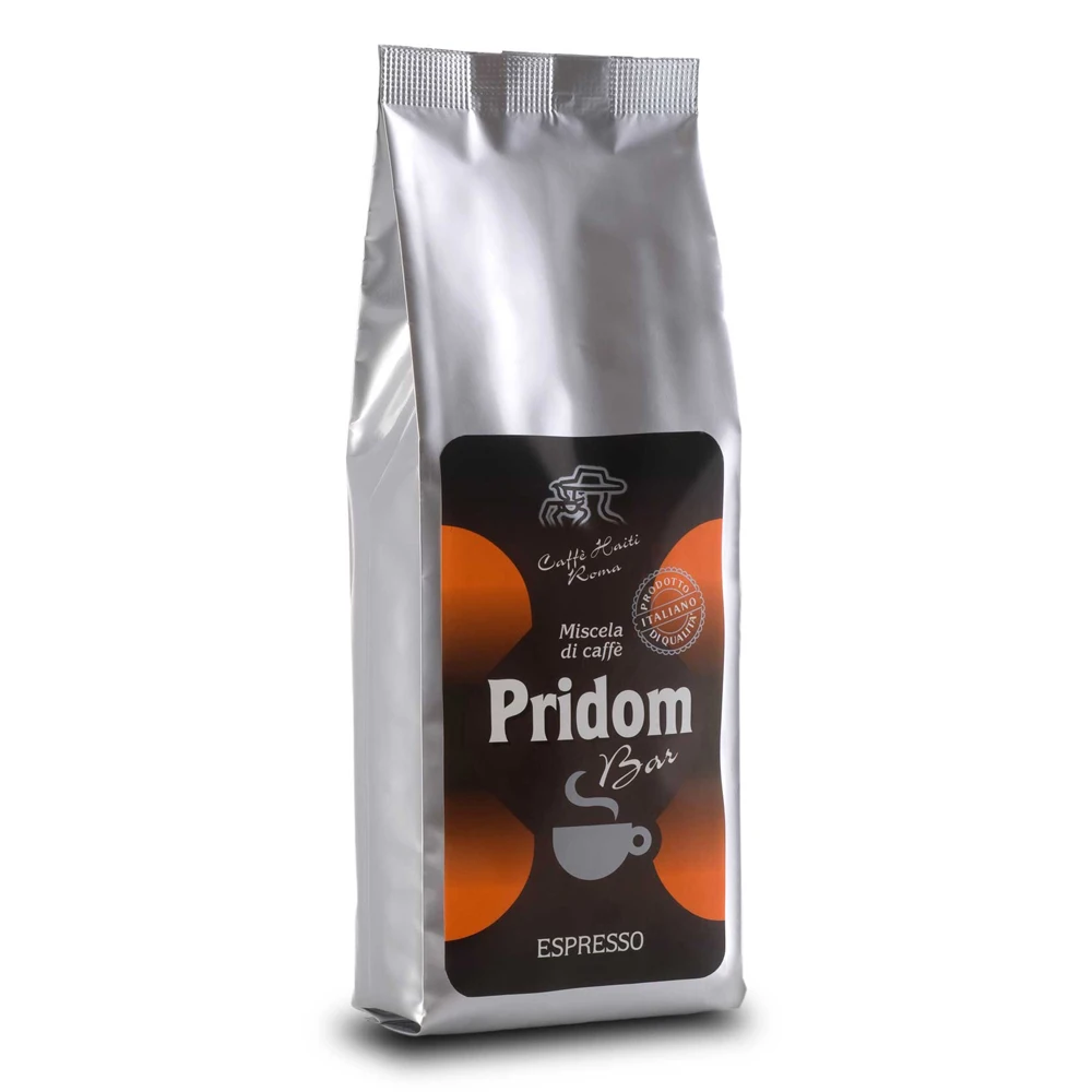 Espresso Coffee Blend in Beans 250 g Pridom Ideal for Retail Market Made in Italy