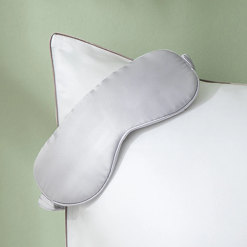 custom high quality oeko mulberry silk eye mask with gift boxes sleeping mask