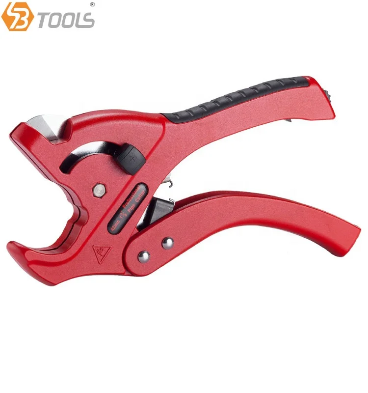 SBTools Customizable 42mm 15/8 Heavy Duty Stainless Steel Ratchet Action Pipe Cutter Aluminium Handle OEM Hand Tool for Cutting