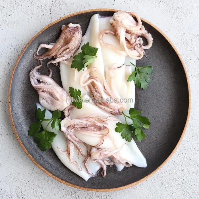 Top Selling Wholesale Seafood Calamari Squid Whole Round Frozen Pacific Squid
