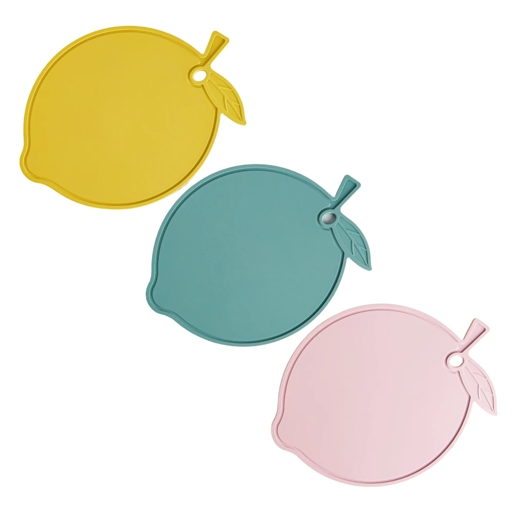 Wholesale Manufacturer Household Lemon Shaped Silicone Cutting Board for OEM from Vietnam