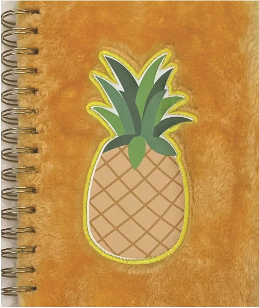 
Fuzzy Plush Diary Journal for Girls Creatives fruit Plush Girls Journal watermelon notebook A5 