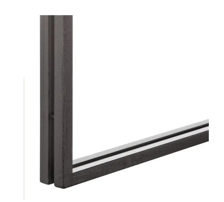 Luxury Modern Style round Dining Room Living Room Furniture Solid Mango Top Coffee Tables with Black Metal Legs for Home Use