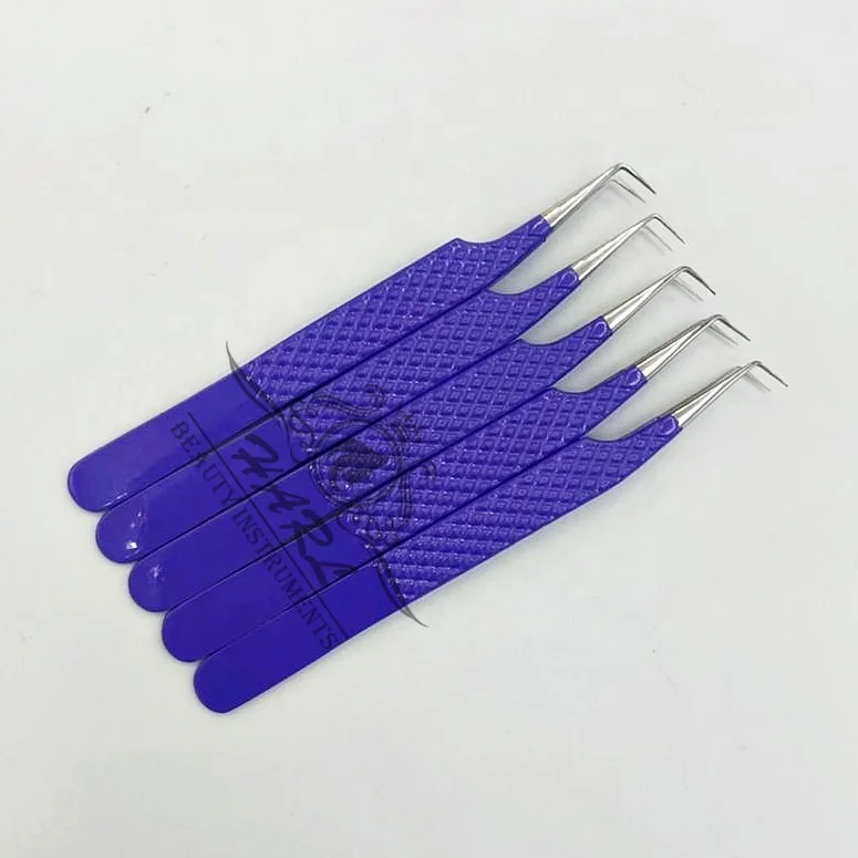 90 Angle Eyelash Extension Tweezers Private Label Tweezer Eyelash Extensions Lash Tweezers Fiber Tips Beauty Tools And Accessory