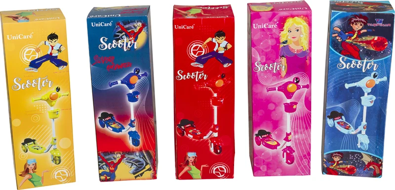 High Quality Wholesale PU 3 Silicone LED Light Wheels Children Scooter For Baby Kids Cheap Kick Scooter Foot Brake Adjustable