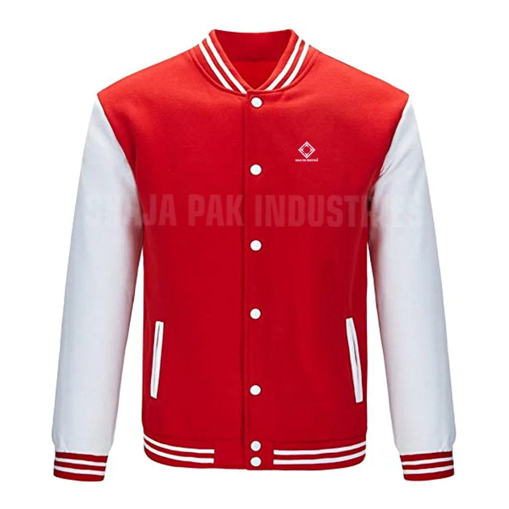
Pakistan Made Top Quality Men Varsity Jacket Latest Design Men Varsity Jacket In New Color 