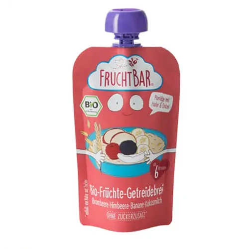 Fruchtbar органические пюре органический фруктовый зерновых каша детское питание 100