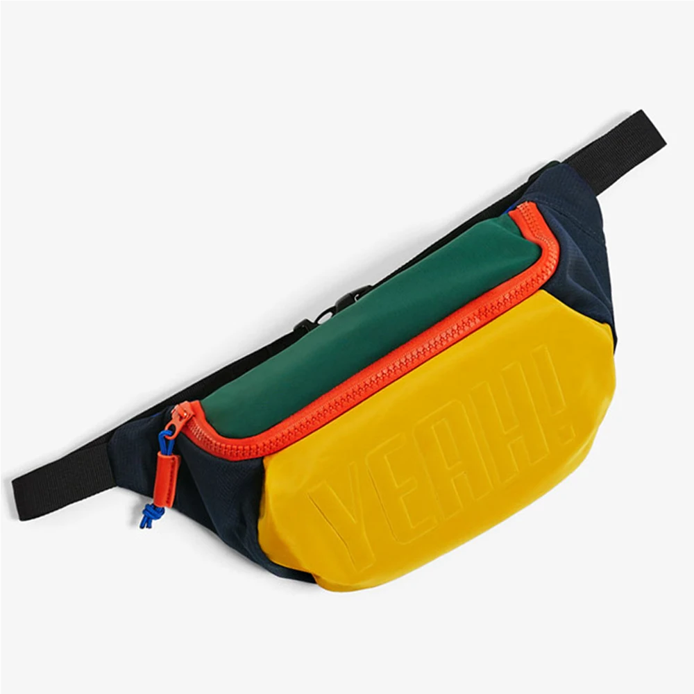 Custom Boys Neon Neoprene Nylon Kids Fanny Pack Cool Children Waist Bum Belt Bag For Boy