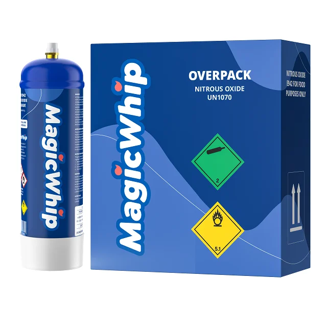 580g Magic Whip Wholesale Lustgaz Cylinders + FREE Nozzle