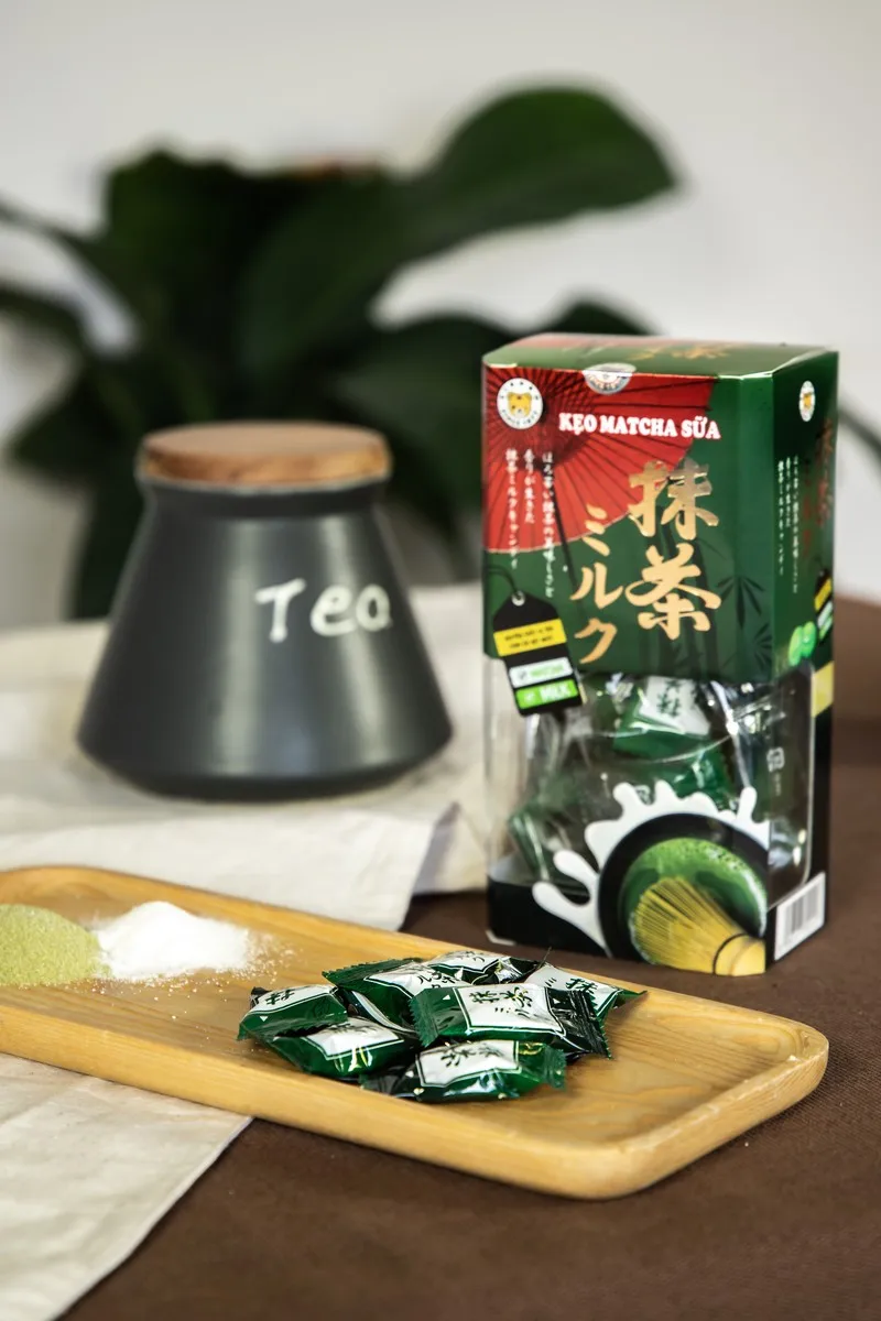PRODUCT OF JAPAN MADE IN VIETNAM MATCHA MILK CANDY WHOLESALE GREAT QUALITY