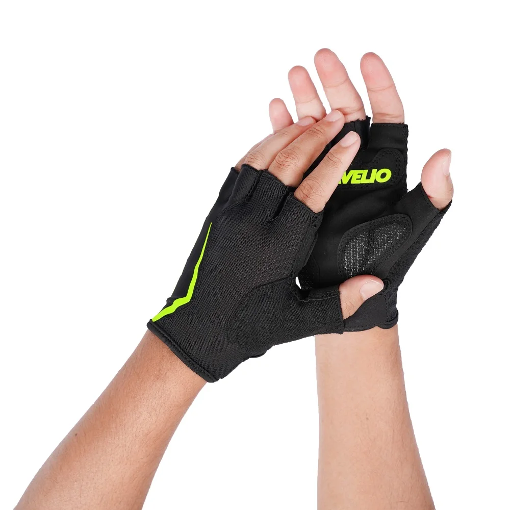 Stylish 100%  High Quality Export Oriented Safety Hand Protect Half Finger Non-Slip Dash Fighter Hand Gloves from Indonesia